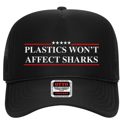 Plastics Won’T Affect Sharks Trump Marine Concerns Funny Trucker Hat