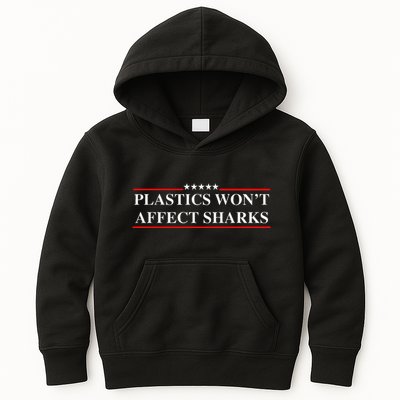 Plastics Won’T Affect Sharks Trump Marine Concerns Funny Kids Hoodie