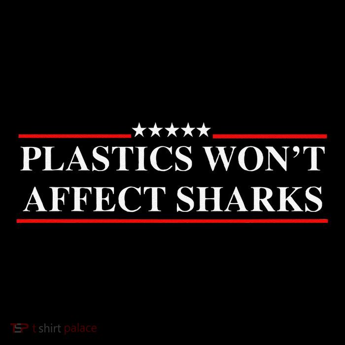 Plastics Won’T Affect Sharks Trump Marine Concerns Funny Short Acrylic Beanie