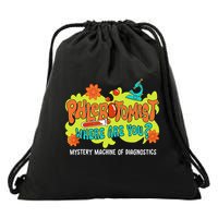 Phlebotomist Where Are You Mystery Machine Lab Week 2025  Drawstring Bag