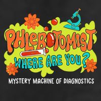 Phlebotomist Where Are You Mystery Machine Lab Week 2025  Trucker Hat