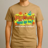 Phlebotomist Where Are You Mystery Machine Lab Week 2025 T-Shirt