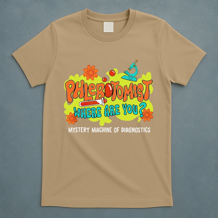 Phlebotomist Where Are You Mystery Machine Lab Week 2025 T-Shirt