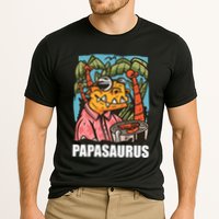 Papasaurus With A Dinosaur For Father's Day Cute Gift Cooling Performance Crew T-Shirt