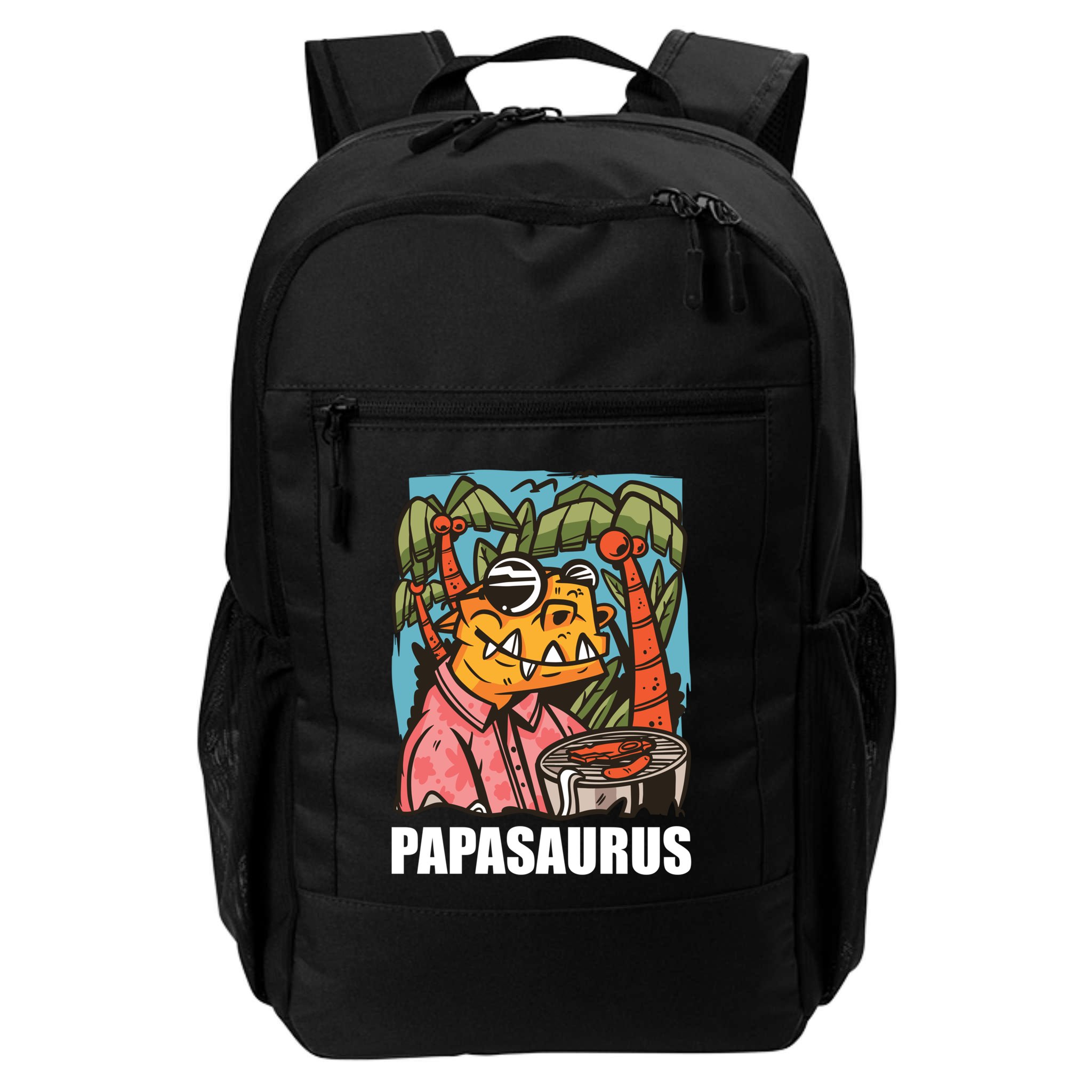 Papasaurus With A Dinosaur For Father's Day Cute Gift Backpack