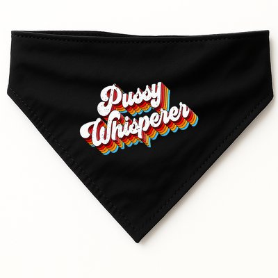 Pussy Whisperer Adult Jokes Retro USA-Made Doggie Bandana