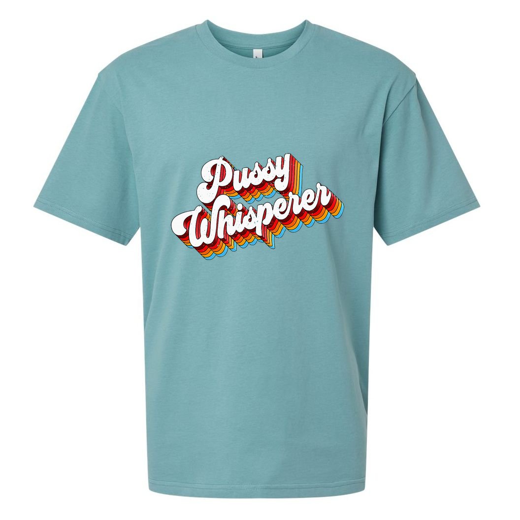 Pussy Whisperer Adult Jokes Retro Sueded Cloud Jersey T-Shirt