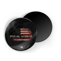 Postal Worker American Flag Us Postal Service Magnet