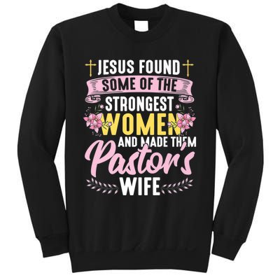 Pastor Wife Appreciation Church Christian Pastor Wife Premium Sweatshirt