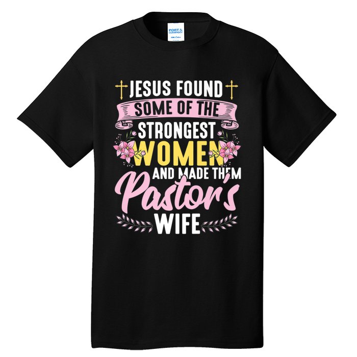 Pastor Wife Appreciation Church Christian Pastor Wife Premium Tall T-Shirt