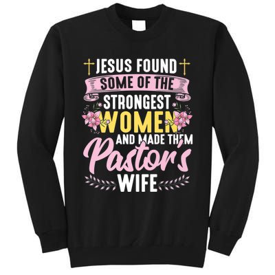 Pastor Wife Appreciation Church Christian Pastor Wife Premium Tall Sweatshirt