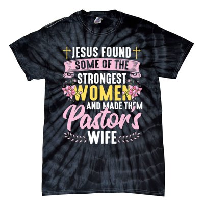 Pastor Wife Appreciation Church Christian Pastor Wife Premium Tie-Dye T-Shirt