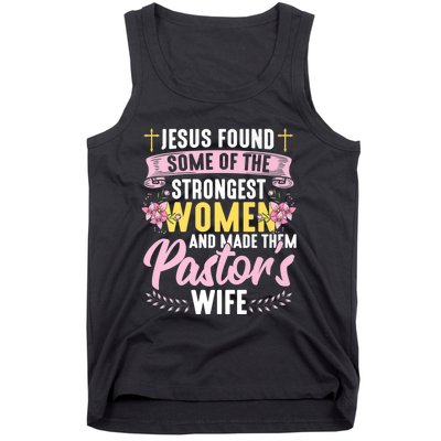 Pastor Wife Appreciation Church Christian Pastor Wife Premium Tank Top