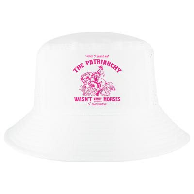 Patriarchy Wasnt About Horses I Lost Interest Ken Mojo Dojo Casa Hous Cool Comfort Performance Bucket Hat
