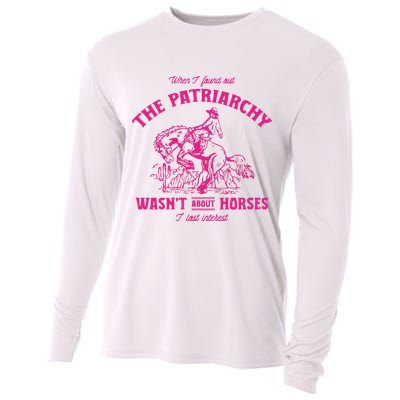 Patriarchy Wasnt About Horses I Lost Interest Ken Mojo Dojo Casa Hous Cooling Performance Long Sleeve Crew