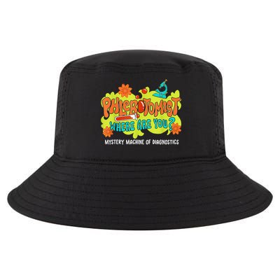 Phlebotomist Where Are You Mystery Machine Lab Week 2025 Cool Comfort Performance Bucket Hat