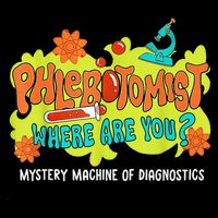 Phlebotomist Where Are You Mystery Machine Lab Week 2025 16 in Basic Backpack