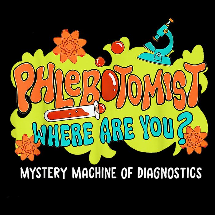 Phlebotomist Where Are You Mystery Machine Lab Week 2025 16 in Basic Backpack