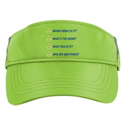 Pickleball Who Are You People Adult Drive Performance Visor