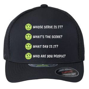 Pickleball Who Are You People Flexfit Unipanel Trucker Cap