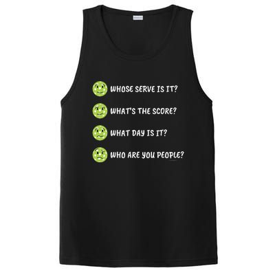 Pickleball Who Are You People PosiCharge Competitor Tank