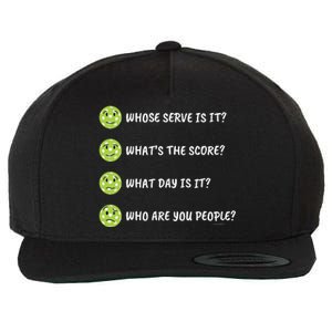 Pickleball Who Are You People Wool Snapback Cap