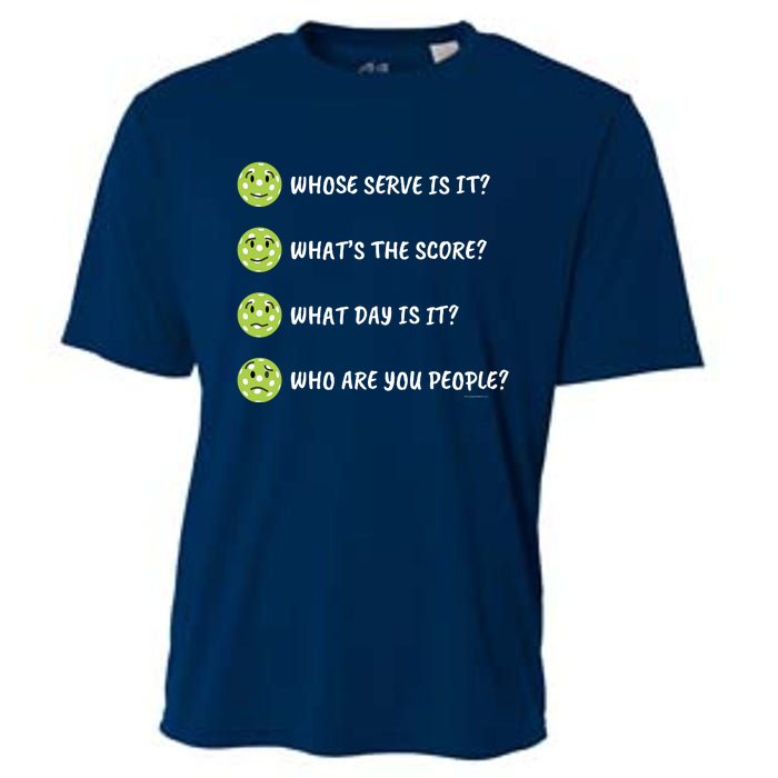 Pickleball Who Are You People Cooling Performance Crew T-Shirt