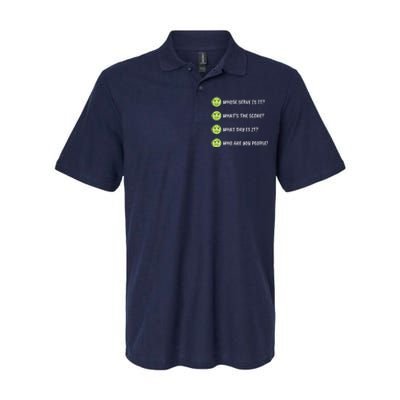 Pickleball Who Are You People Softstyle Adult Sport Polo