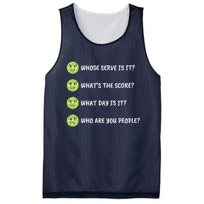 Pickleball Who Are You People Mesh Reversible Basketball Jersey Tank