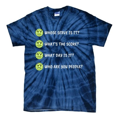 Pickleball Who Are You People Tie-Dye T-Shirt