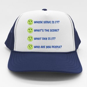 Pickleball Who Are You People Trucker Hat