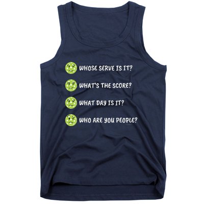 Pickleball Who Are You People Tank Top