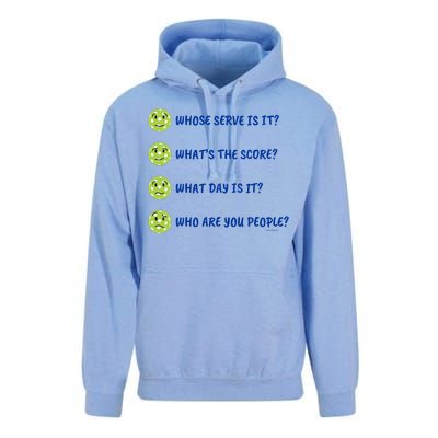 Pickleball Who Are You People Unisex Surf Hoodie