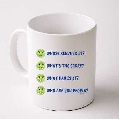 Pickleball Who Are You People Coffee Mug