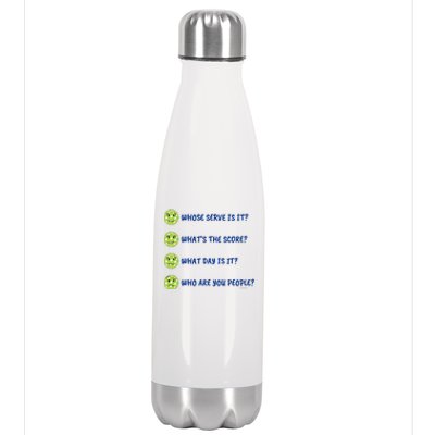 Pickleball Who Are You People Stainless Steel Insulated Water Bottle