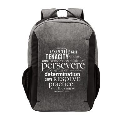 Persevere Word Art Strong Women Men Achievers Inspirational Vector Backpack