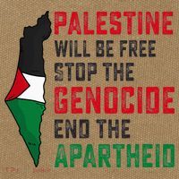Palestine Will Be Free Stop The Genocide End The Apartheid Cotton Canvas Backpack