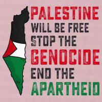 Palestine Will Be Free Stop The Genocide End The Apartheid 25L Jumbo Tote