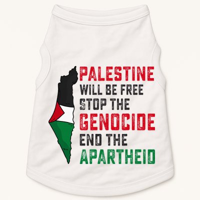 Palestine Will Be Free Stop The Genocide End The Apartheid Doggie Tank