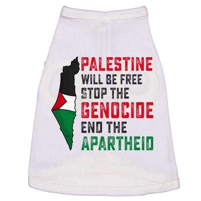 Palestine Will Be Free Stop The Genocide End The Apartheid Doggie Tank