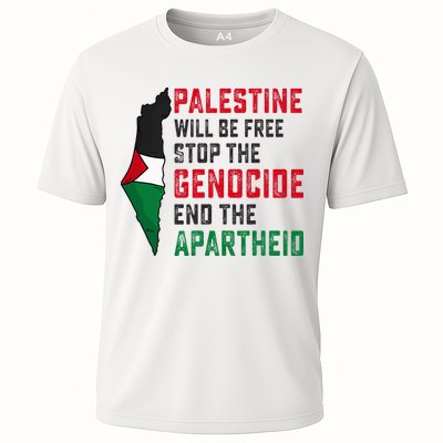 Palestine Will Be Free Stop The Genocide End The Apartheid Performance Shirt