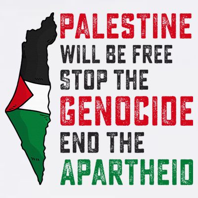 Palestine Will Be Free Stop The Genocide End The Apartheid T-Shirt