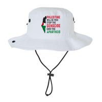 Palestine Will Be Free Stop The Genocide End The Apartheid Bucket Hat