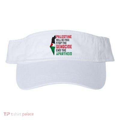 Palestine Will Be Free Stop The Genocide End The Apartheid Visor