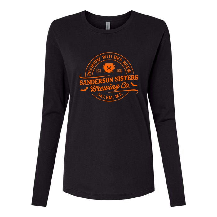 Premium Witches Brew Est 1963 Sanderson Sisters Brewing Co Halloween Costume Womens Cotton Relaxed Long Sleeve T-Shirt