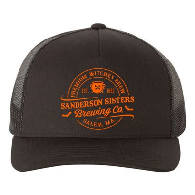 Premium Witches Brew Est 1963 Sanderson Sisters Brewing Co Halloween Costume Yupoong Adult 5-Panel Trucker Hat