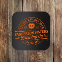 Premium Witches Brew Est 1963 Sanderson Sisters Brewing Co Halloween Costume Coaster