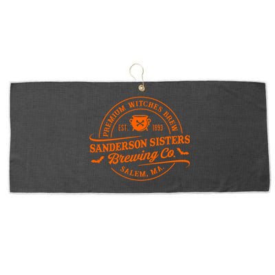 Premium Witches Brew Est 1963 Sanderson Sisters Brewing Co Halloween Costume Large Microfiber Waffle Golf Towel