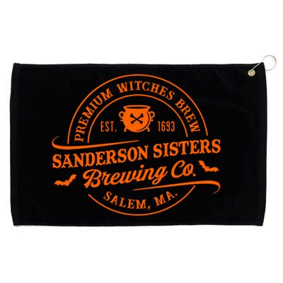 Premium Witches Brew Est 1963 Sanderson Sisters Brewing Co Halloween Costume Grommeted Golf Towel