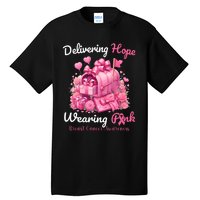 Postal Worker Breast Cancer Awareness October We Wear Tall T-Shirt